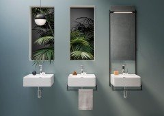 Vitra 7240b476-0001 Equal Lavabo 43 Cm Mat Gri