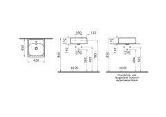 Vitra 7240b476-0001 Equal Lavabo 43 Cm Mat Gri