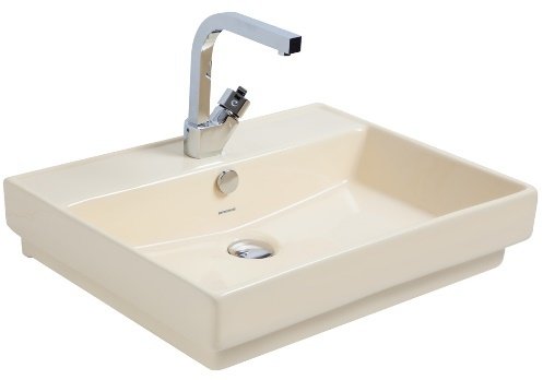 Smanni Kastra GM Çanak Lavabo Tezgah Üstü Mat Vanilya  60x46