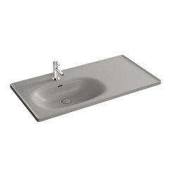 Vitra 7243b476-0001 Equal Etajerli Lavabo 100 Cm Mat Gri