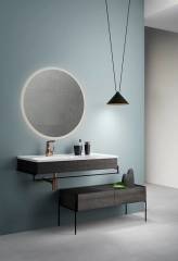 Vitra 7243b476-0001 Equal Etajerli Lavabo 100 Cm Mat Gri