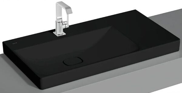 Vitra 7528B083-0937 Metropole Çanak Lavabo 90 cm M.Siyah