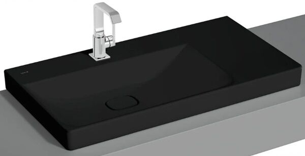 Vitra 7528B083-0937 Metropole Çanak Lavabo 90 cm M.Siyah