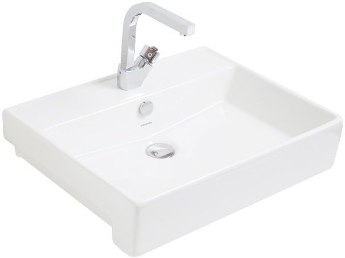 Smanni Kastra YT Çanak Lavabo Tezgah Üstü Mat Beyaz  60x46