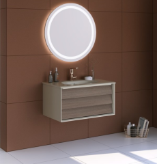 VitrA 5708B403-0001 Frame Etajerli Lavabo 80 cm Beyaz