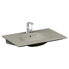 VitrA 5708B420-0001 Frame Etajerli Lavabo 80 cm Mat Bej