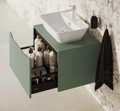 Vitra Integra Square Lavabo Dolabı 80cm M.Yeşil 80278