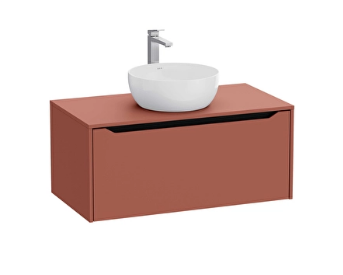 Vitra Integra Square Lavabo Dolab100cm M.Kırmızı 80286