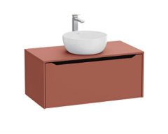 Vitra Integra Square Lavabo Dolab100cm M.Kırmızı 80286