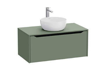 Vitra Integra Square Lavabo Dolabı 100cm M.Yeşil 80287
