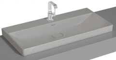 Vitra 7529B076-0973 Metropole Çanak Lavabo 100 cm M.Taş Gri