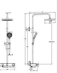 Artema Core Round Term.Banyo Duş Sis.A47311