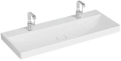 Vitra 7530B003-0041 Metropole Y.Ayaklı Lavabo 120 cm P.Beyaz