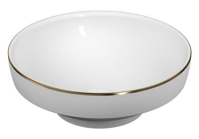 Vitra 4334b072-2300 Water Jewels Çanak Lavabo 40 Cm Altın Çizgili