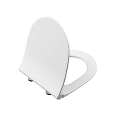 Vitra 120-003R009 Sento Klozet Kapağı Slim Beyaz Yavaş Kapanır