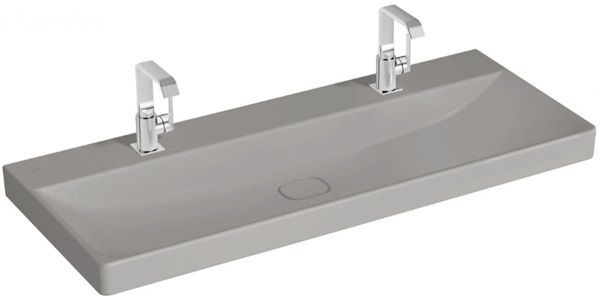 Vitra 7530B076-0041 Metropole Asma Lavabo 120 cm M.Taş Gri