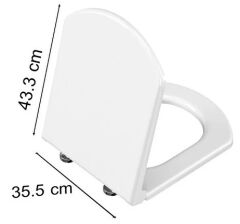 Vitra Valarte Klozet Kapağı Yavaş Kapanır 124-003R009