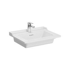 Vitra Root 68140 Lavabo Dolabı, Kapaklı, 60 cm, Parlak Antrasit, Klasik Lavabolu