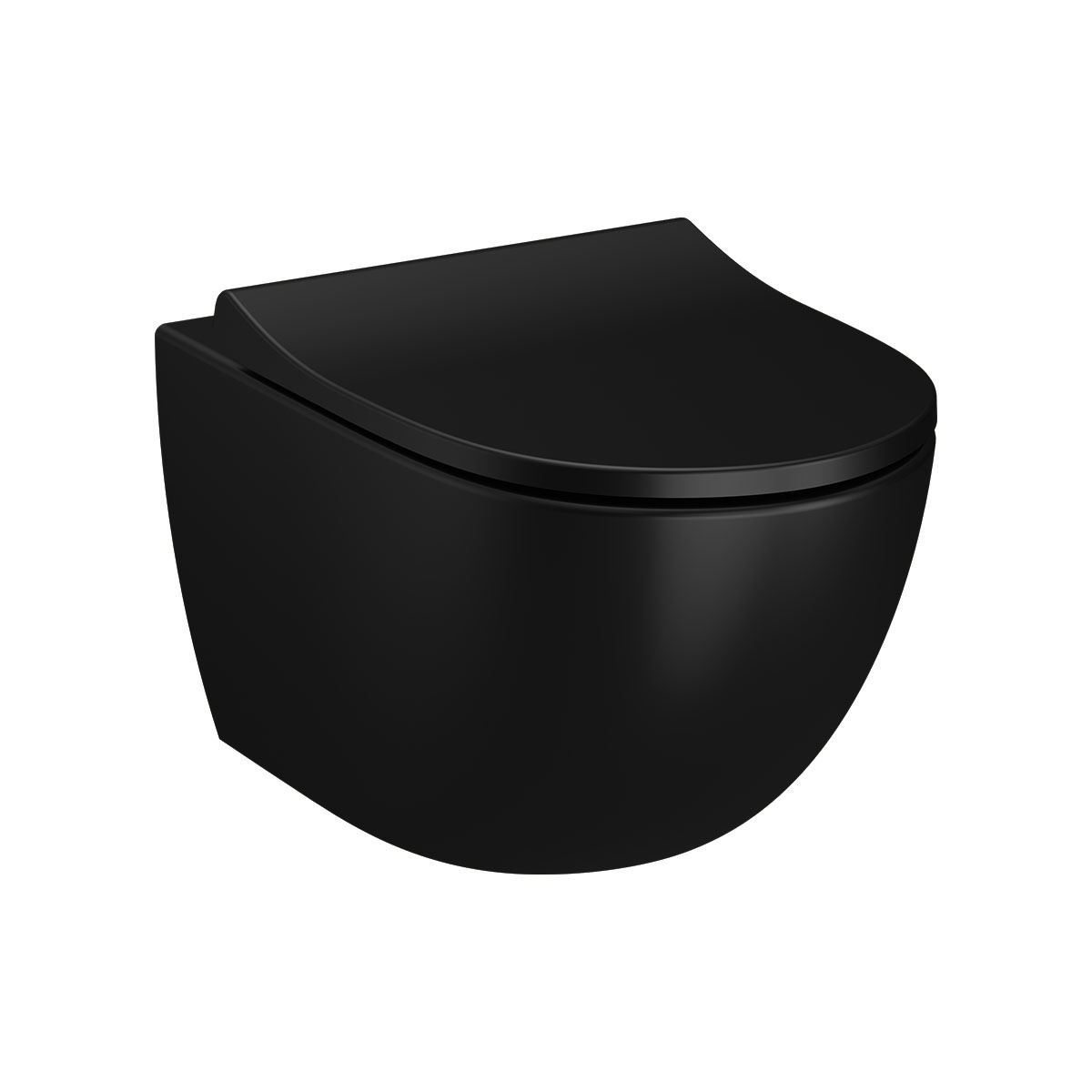 Vitra 7748B083-0559 Sento Rim-ex (Kanalsız) Asma Klozet Mat Siyah