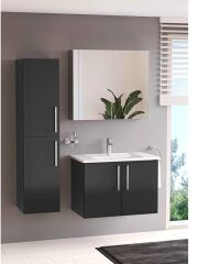 Vitra Base Dolaplı Ayna 80 cm Fırç.Krom 66902
