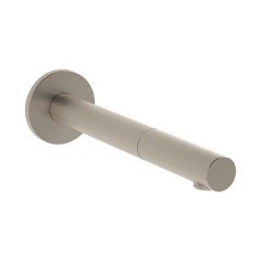 Vitra A4711134 Origin Duvardan Ankastre Fotoselli Lavabo Bataryası (Çift Su Girişli - Elektrikli) Uzun-Fırçalı Nikel