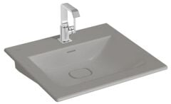 Vitra 7537B076-0001 Metropole Etajerli Lavabo 60 Cm M.Taş Gri