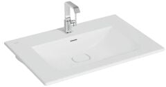 Vitra 7538B001-0001 Metropole Etajerli Lavabo 80 Cm M.Beyaz