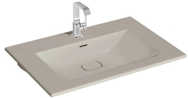 Vitra 7538B020-0001 Metropole Etajerli Lavabo 80 Cm M.Bej