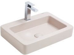 Smanni Skat BD Çanak Lavabo Tezgah Üstü Mat Sahra 59x41