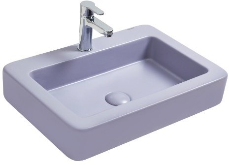 Smanni Skat BD Çanak Lavabo Tezgah Üstü Mat Leylak 59x41