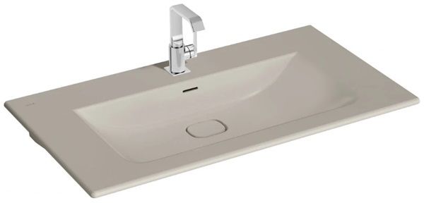 Vitra 7539B020-0001 Metropole Etajerli Lavabo 100 Cm M.Bej