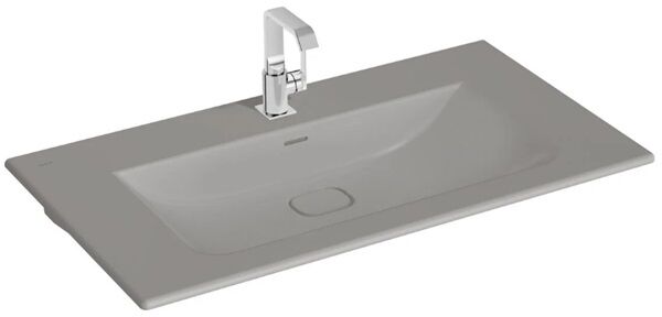 Vitra 7539B076-0001 Metropole Etajerli Lavabo 100 Cm M.Taş Gri