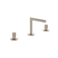 Vitra A4258334 Origin Lavabo Bataryası Fırçalı Nikel - 3 Delikli Lavabolar İçin