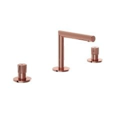 Vitra A4258329 Origin Lavabo Bataryası Bakır - 3 Delikli Lavabolar İçin