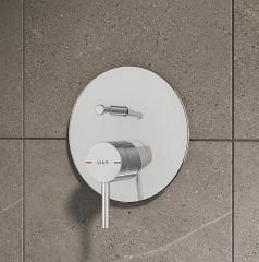 Vitra A42621 Origin Ankastre Duş Bataryası Krom (Sıva Üstü Grubu)