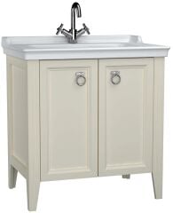 Vitra 62155 Valarte Lavabo Dolabı 80 Cm Lavabolu Fildişi