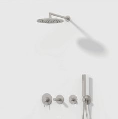Vitra A4262134 Origin Ankastre Duş Bataryası Fırçalı Nikel (Sıva Üstü Grubu)