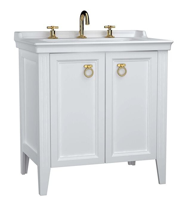 Vitra 62162 Valarte Lavabo Dolabı 80 Cm Lavabolu Beyaz