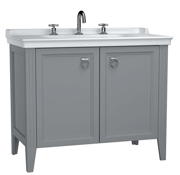 Vitra 62166 Valarte Lavabo Dolabı 100 Cm Lavabolu Gri