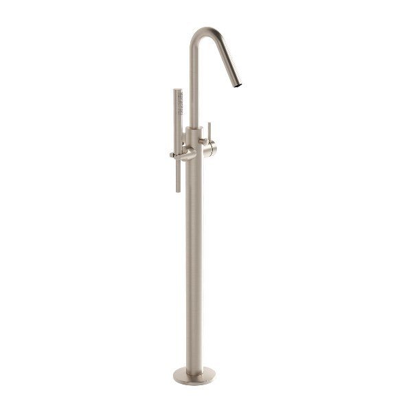 Vitra A4268134 Origin Küvet Bataryası Fırçalı Nikel (Yerden - El Duşlu)