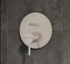 Vitra A4262034 Origin Ankastre Banyo Bataryası Fırçalı Nikel ( Sıva Üstü Grubu )