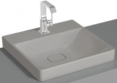 Vitra 7525B076-0937 Metropole Çanak Lavabo 50 cm M.Taş Gri