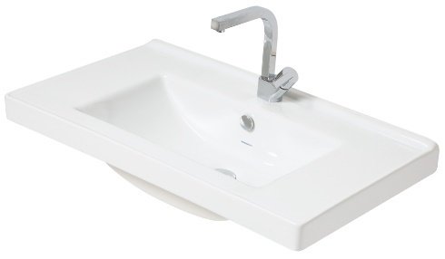Smanni Antares Çanak Lavabo Tezgah Üstü Mat Beyaz 85x46
