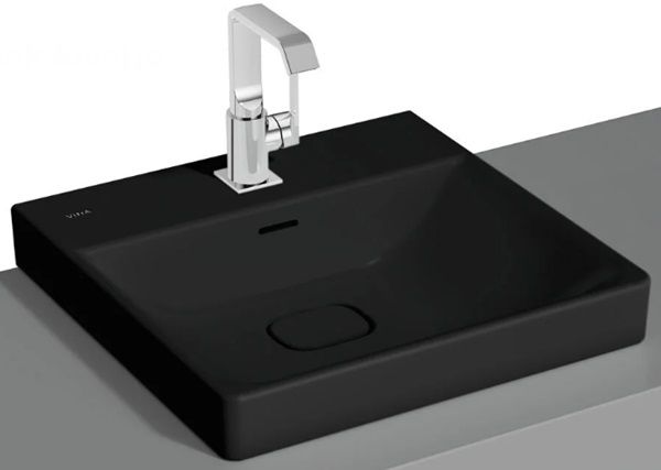 Vitra 7525B083-0937 Metropole Çanak Lavabo 50 cm M.Siyah