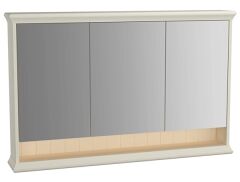 Vitra 62239 Valarte Aydınlatmalı dolaplı Ayna 120 Cm Fildişi
