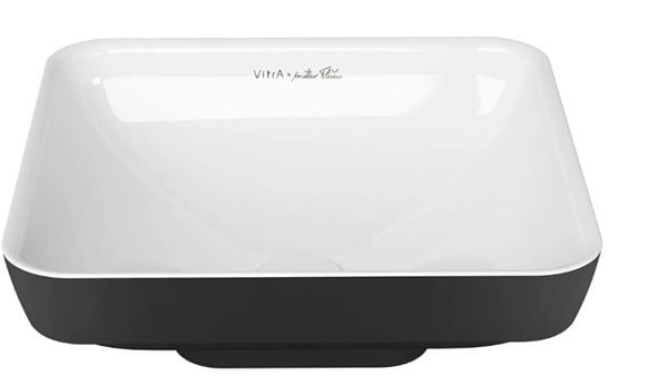 Vitra Water Jewels Dikdörtgen Çanak Lavabo 60 Cm Siyah Beyaz 4442B497-1747