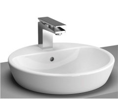 VitrA 5941B003-0041 Metropole Tezgah Üstü Lavabo 45 cm Parlak Beyaz