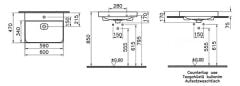 Vitra 7526B003-0937 Metropole Çanak Lavabo 60 cm Beyaz
