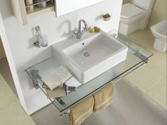 VitrA Nuo Tezgah Üstü Lavabo 50 cm Parlak Beyaz 7431B003-0631