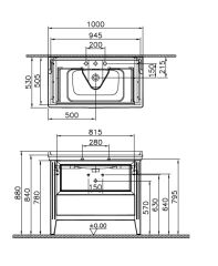 Vitra Valarte Lavabo Dolabı 100 cm Beyaz 62192